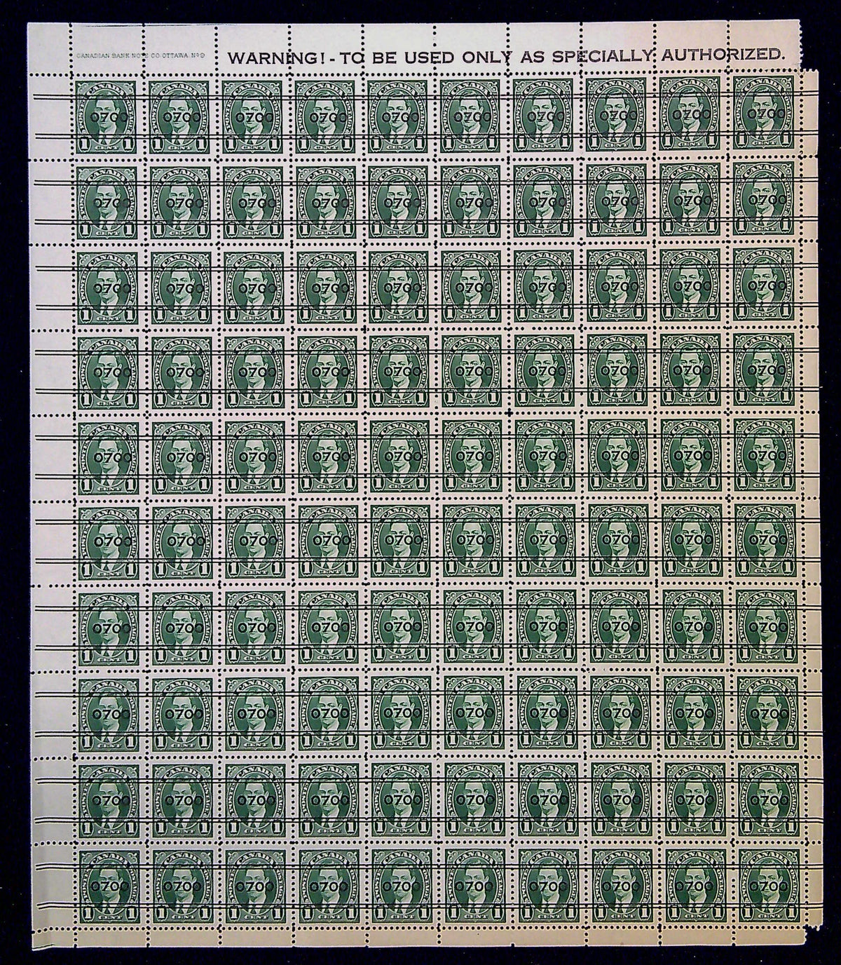 MONT010231 - MONTREAL 10-231 - Sheet Pair