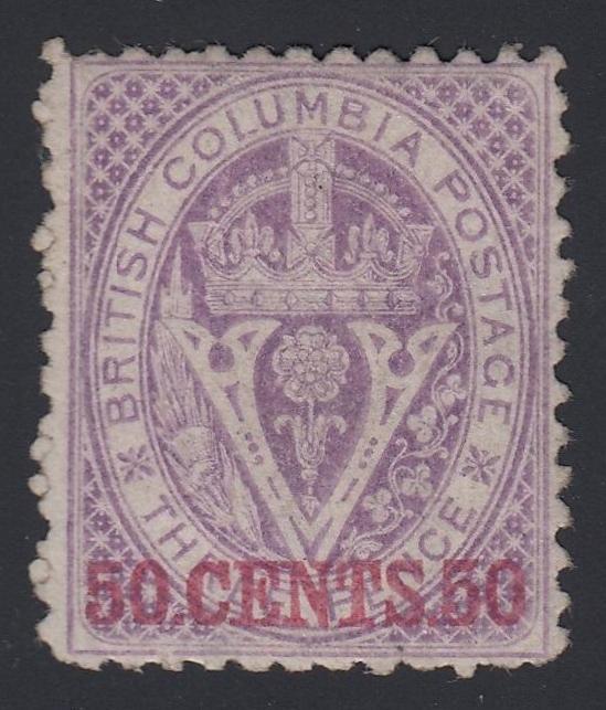 0017BC1808 - British Columbia #17 - Mint
