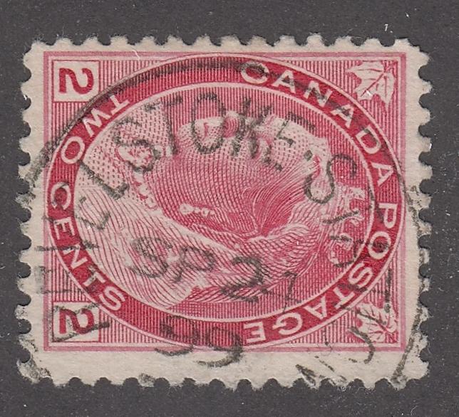 0077CA2201 - Canada #77 - BC Town Cancel