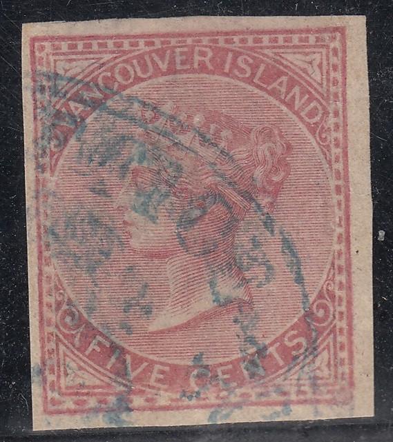 0003BC1708 - British Columbia #3 - Used - Deveney Stamps Ltd. Canadian Stamps
