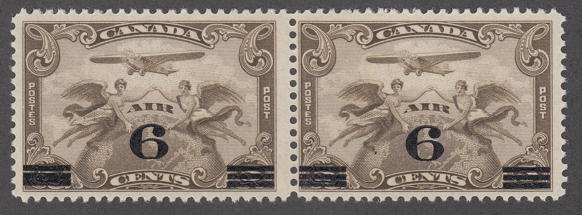0003CA1802 - Canada C3 - Mint Pair, Unlisted Variety