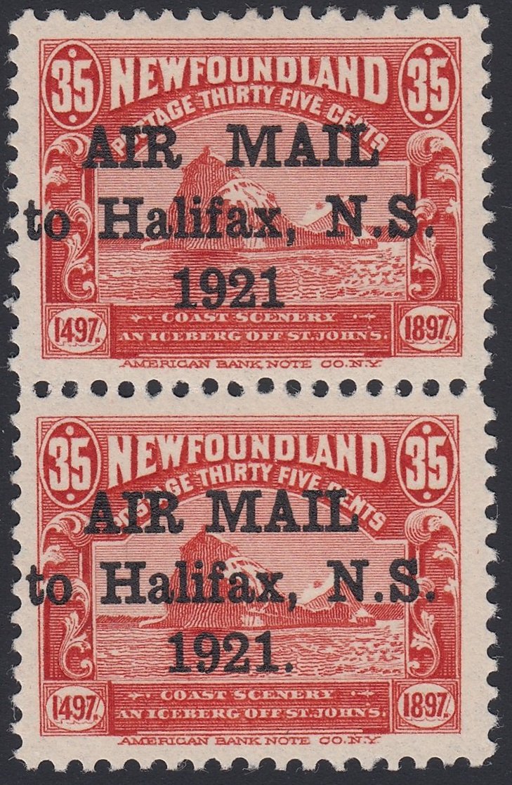 0273NF1806 - Newfoundland C3, C3h - Mint Vertical Pair