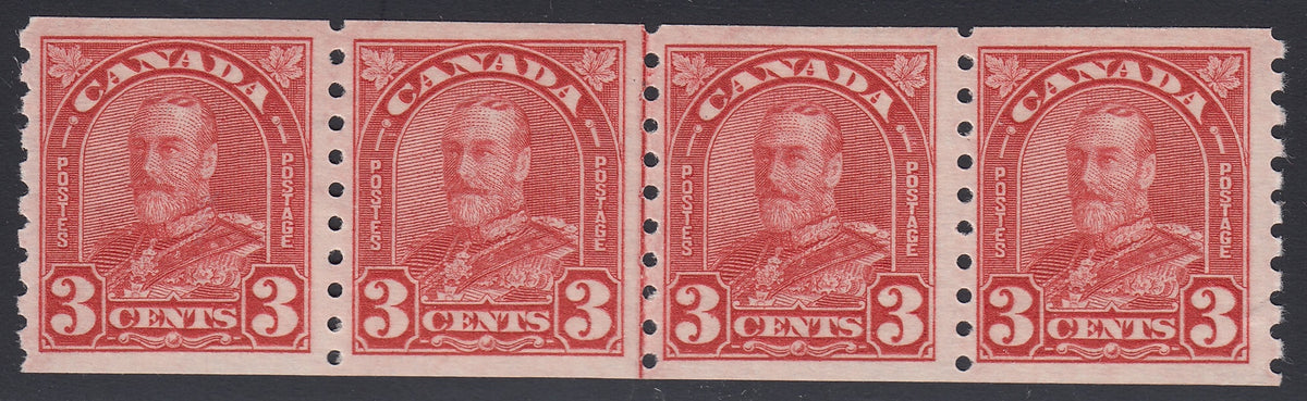 0183CA1803 - Canada #183i Mint Line Pair Strip of 4