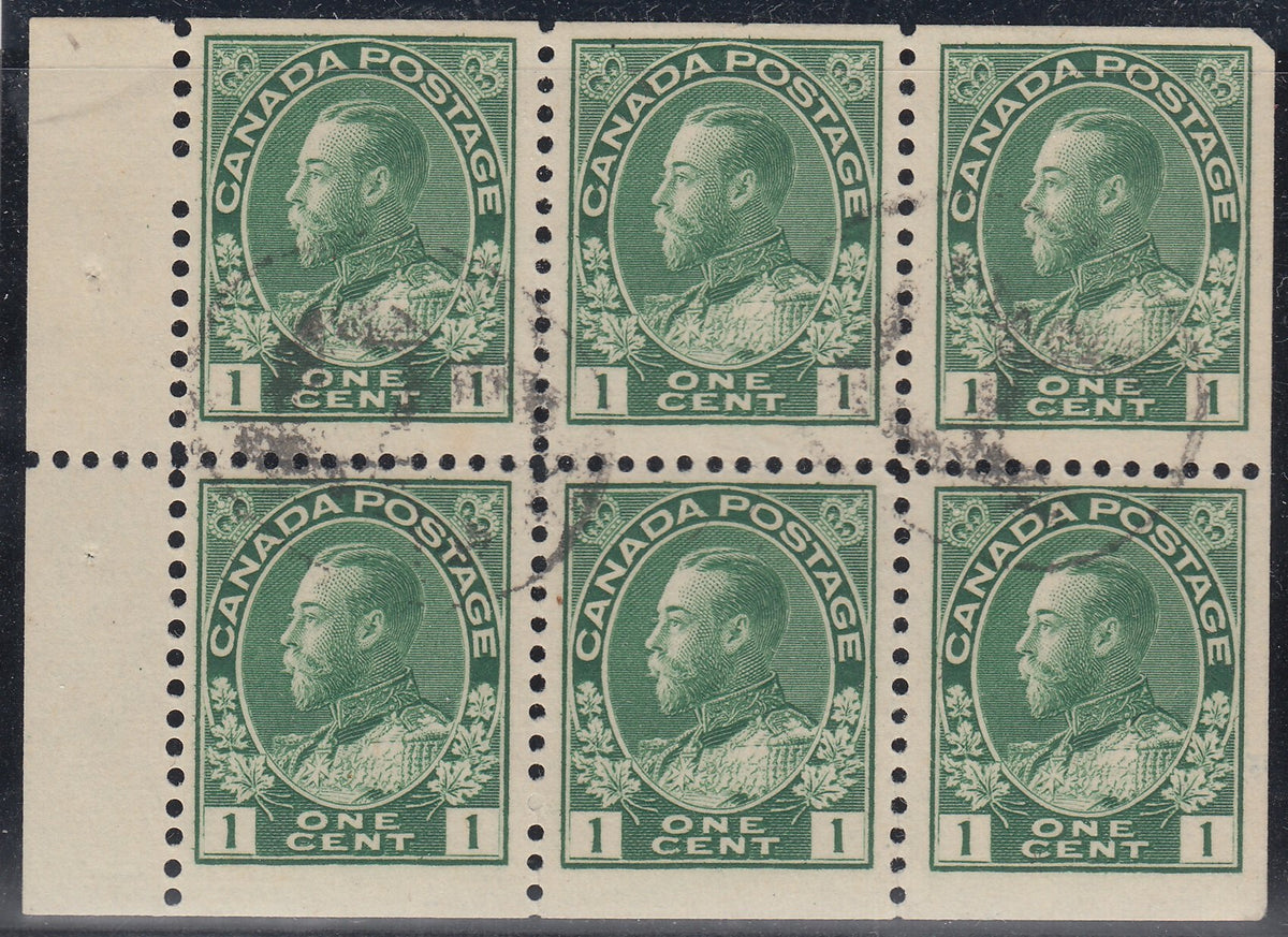 0104CA1708 - Canada #104a - Used Booklet Pane