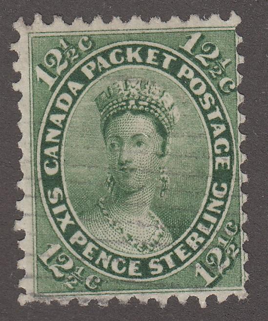 0018CA1708 - Canada #18iv - Used Major Re-Entry