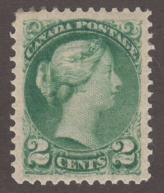 0036CA1708 - Canada #36f - Mint, Double Impression