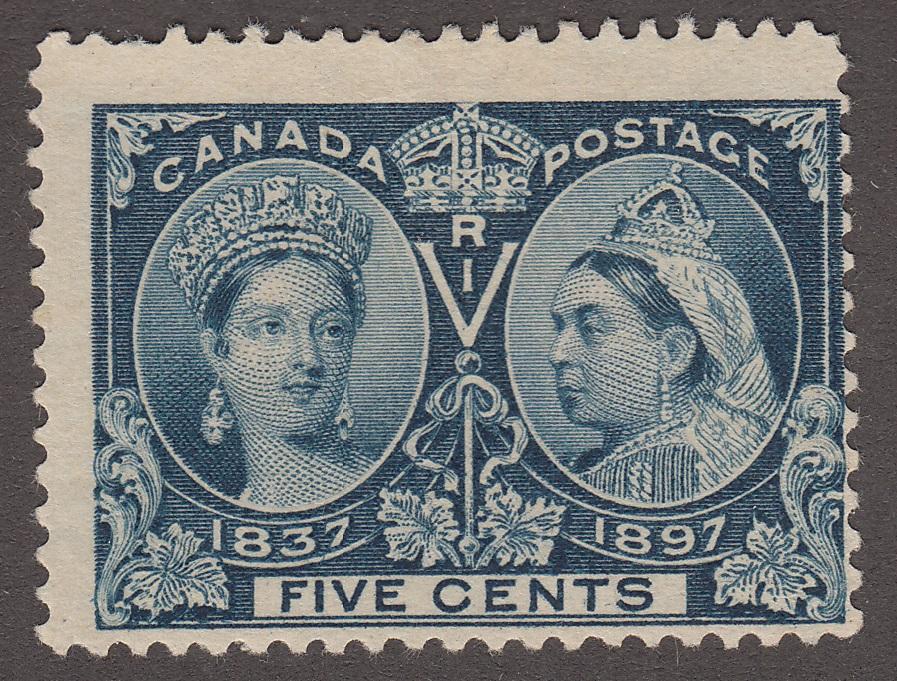 0054CA1708 - Canada #54ii - Mint, Major Re-entry