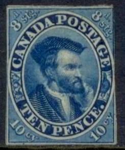 0007CA1708 - Canada #7 - Deveney Stamps Ltd. Canadian Stamps