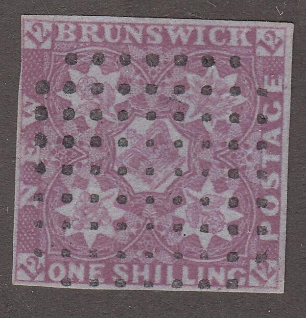 0003NS1708 - New Brunswick #3 - Used - Deveney Stamps Ltd. Canadian Stamps