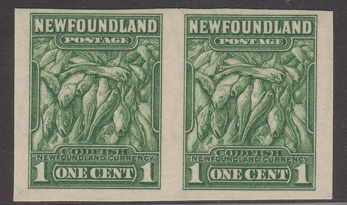 0183NF1708 - Newfoundland #183b - Mint Imperf Pair