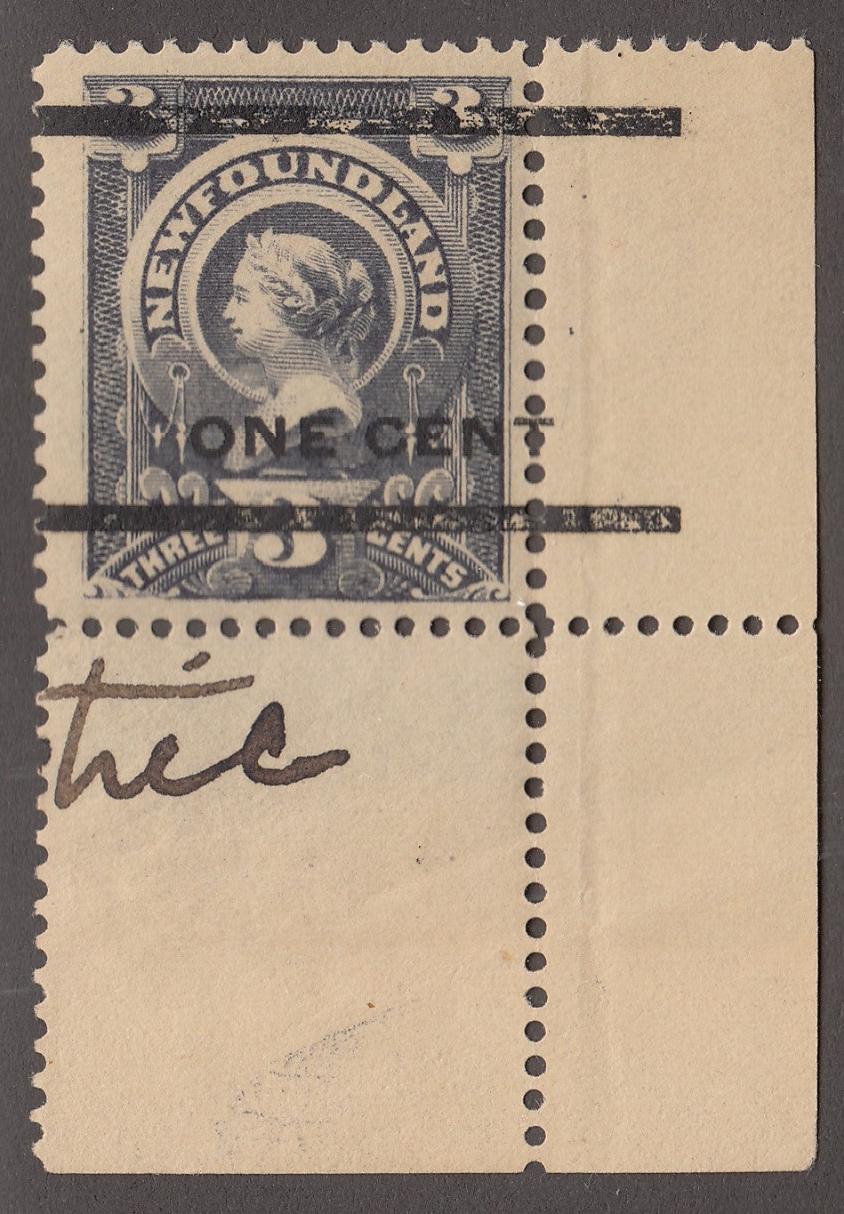 0077CA1708 - Newfoundland #77 - Mint Corner Copy