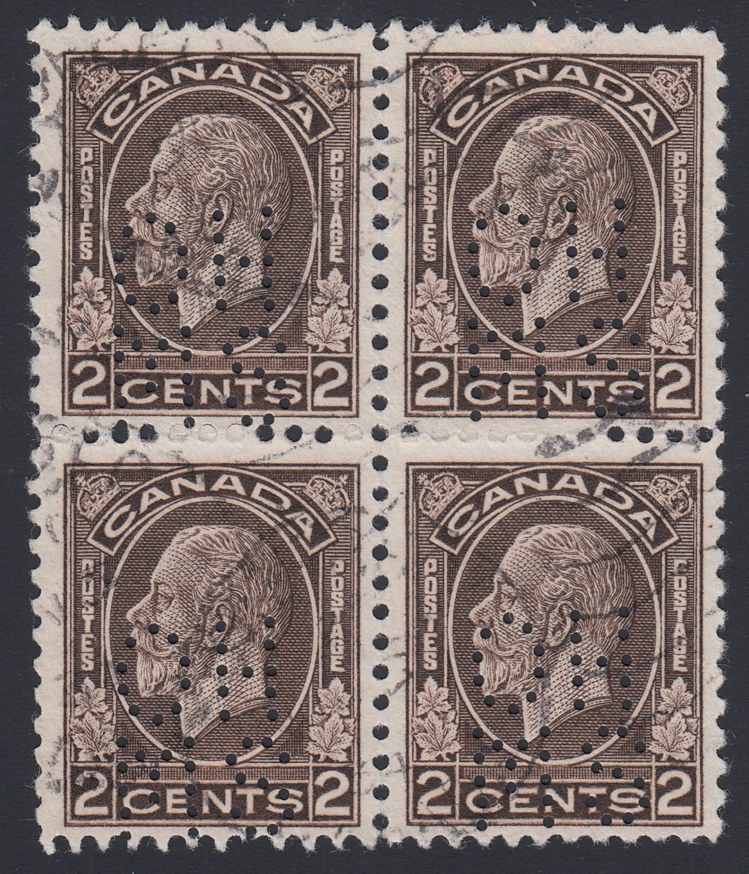 0229CA1804 - Canada OA196 &#39;A&#39; - Used Block of 4